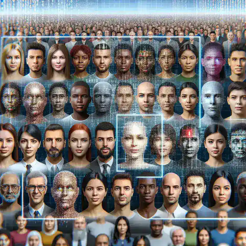 "Reconhecimento facial: tecnologia de vigilância capaz de monitorar mais de 47 milhões de pessoas em ambientes urbanos."