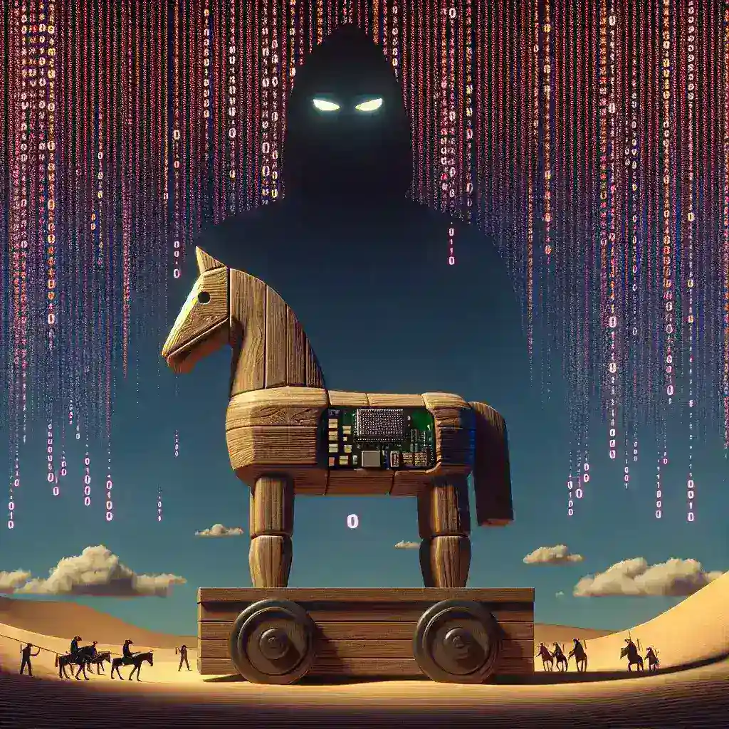 "Infográfico explicando o que é ransomware e como hackers implantam esse tipo de malware em dispositivos, destacando métodos comuns de ataque e medidas de prevenção."