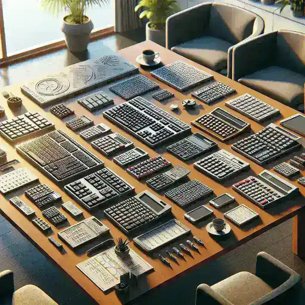 "Teclado numérico separado de alta qualidade ideal para contadores e financistas brasileiros, destacando suas teclas ergonômicas e layout otimizado para aumento de produtividade."