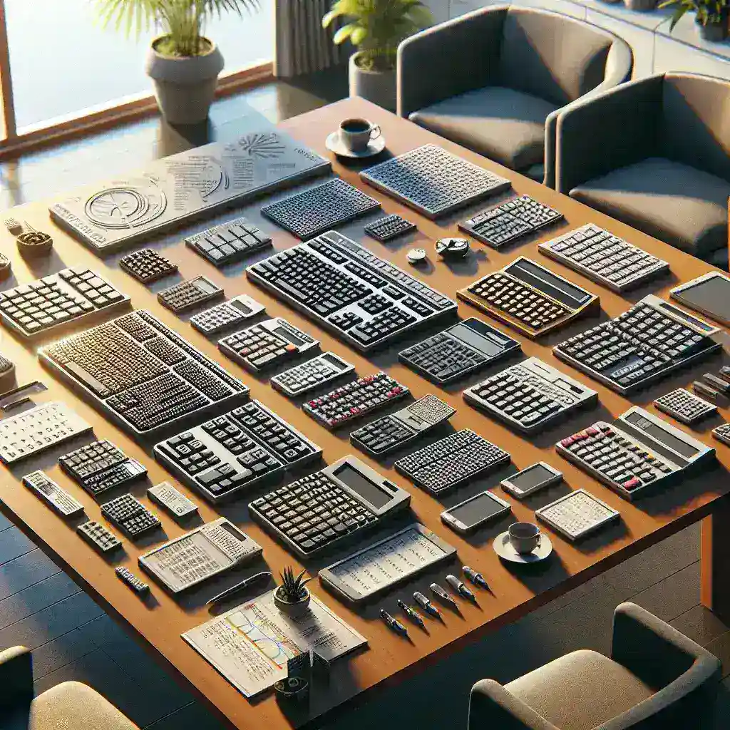 "Teclado numérico separado de alta qualidade ideal para contadores e financistas brasileiros, destacando suas teclas ergonômicas e layout otimizado para aumento de produtividade."